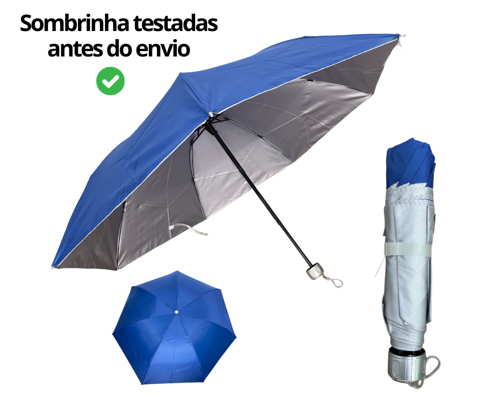 Guarda-Chuva SOMBRINHA Pequena Com Proteção Solar Uv | Contra Vento | Resistente | Portátil De bolsa