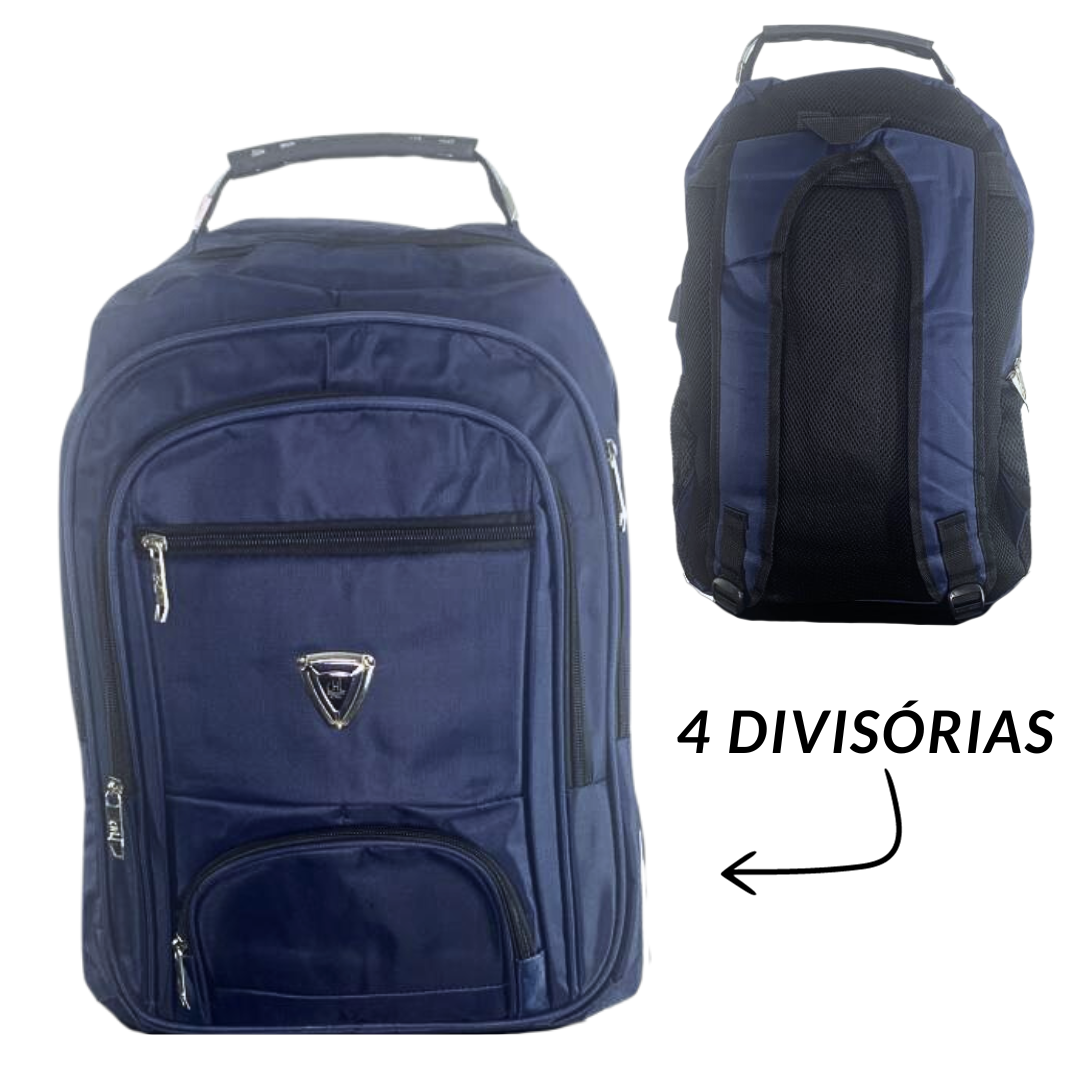 Mochila para Notebook Unissex I Grande I Reforçada I Espaçosa