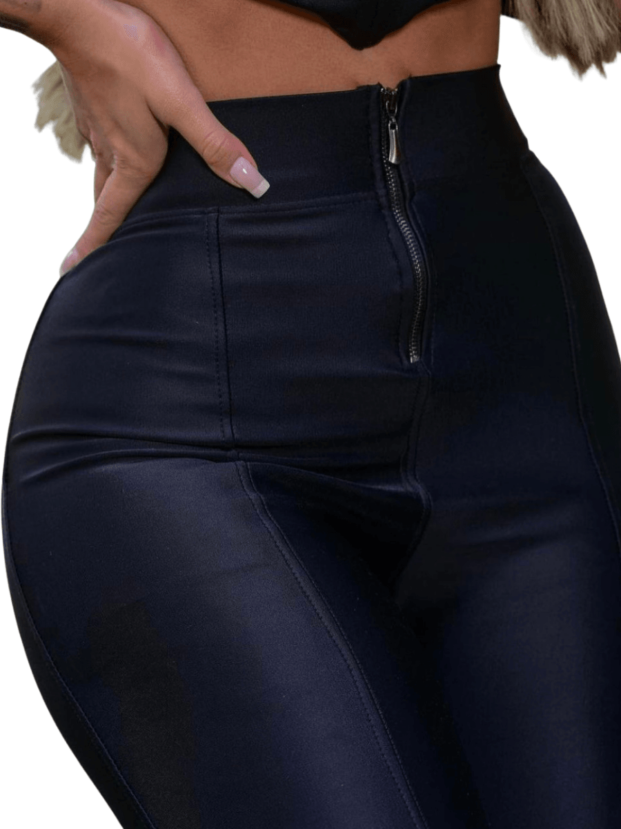 Calça Legging Modeladora em Poliamida - Moda Brasil