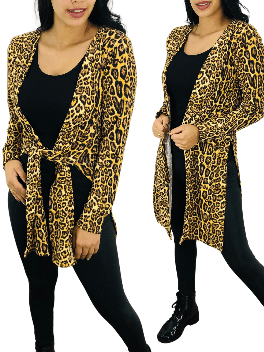 Cardigan Kimono Canelado Feminino - Moda Brasil
