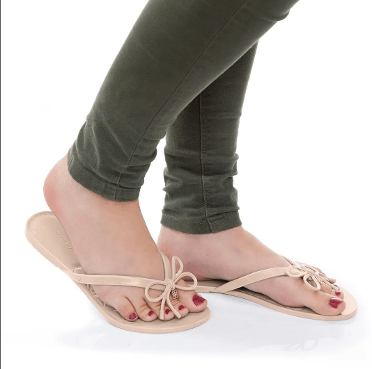 Chinelo Petite Jolie PJ2272II Nude New - Moda Brasil