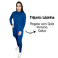 Conjunto 3 peças Lãzinha Trijunto Feminino Calça, Regata e Kimono