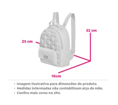 Mochila Bolsa Petite Jolie PJ10413 - Moda Brasil