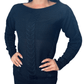Blusa de Tricot Feminina Manga Longa - Moda Brasil