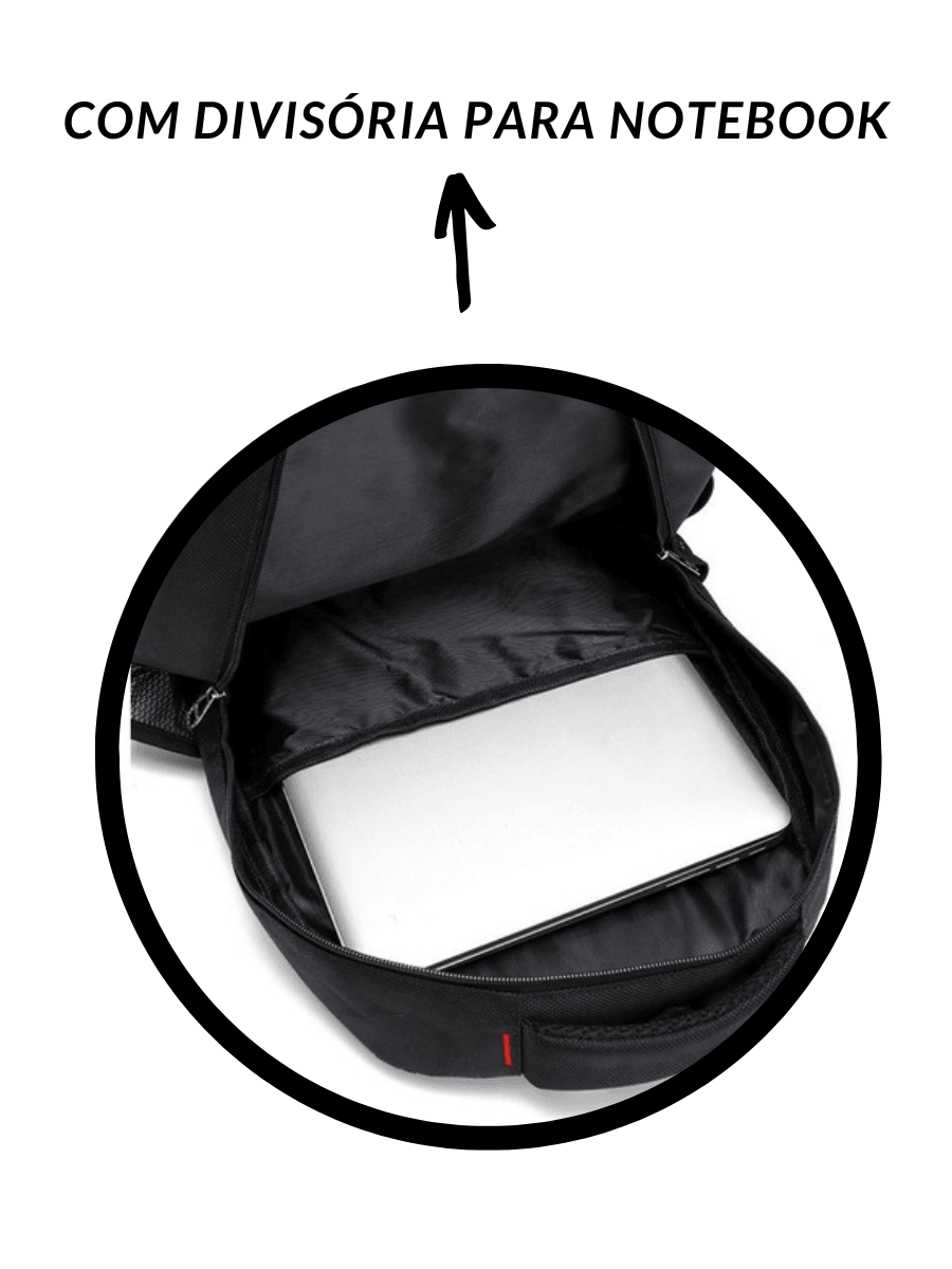 Mochila De Notebook Grande E Reforçada Impermeável - Moda Brasil