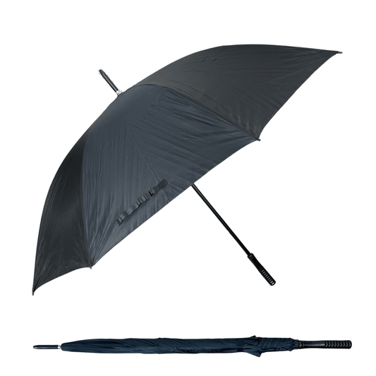 Guarda-Chuva com Cabo Reto Resistente Preto - Moda Brasil