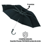MINI Guarda-Chuva Sombrinha Cabo Gancho Preto - Moda Brasil