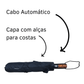 Guarda Chuva Médio Automático Resistente Eficiente - Moda Brasil