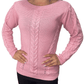 Blusa de Tricot Feminina Manga Longa - Moda Brasil